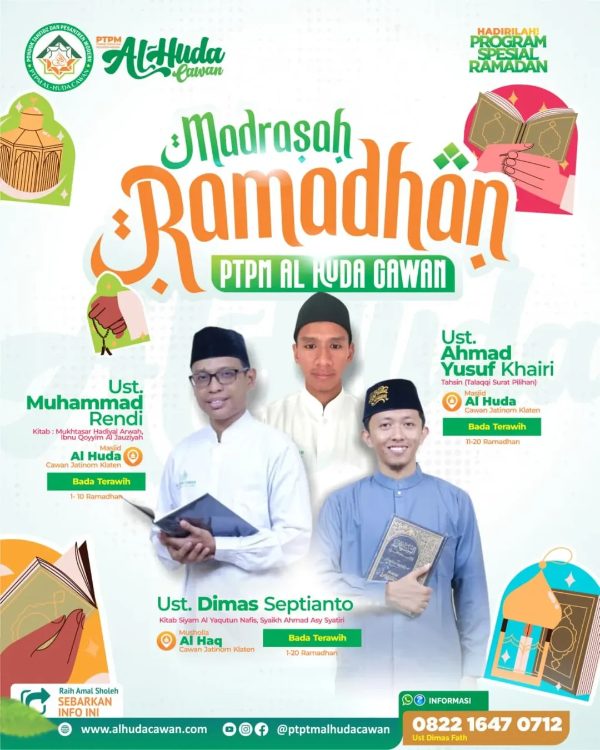 MADRASAH RAMADHAN: Program Spesial PTPM Al Huda Cawan